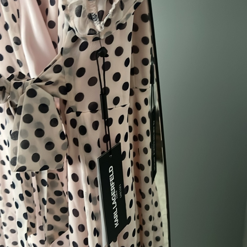 Polka Dot Wrap Dress - Picture 8 of 15